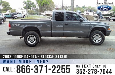 Dodge Dakota for Sale! 1-866-371-2255